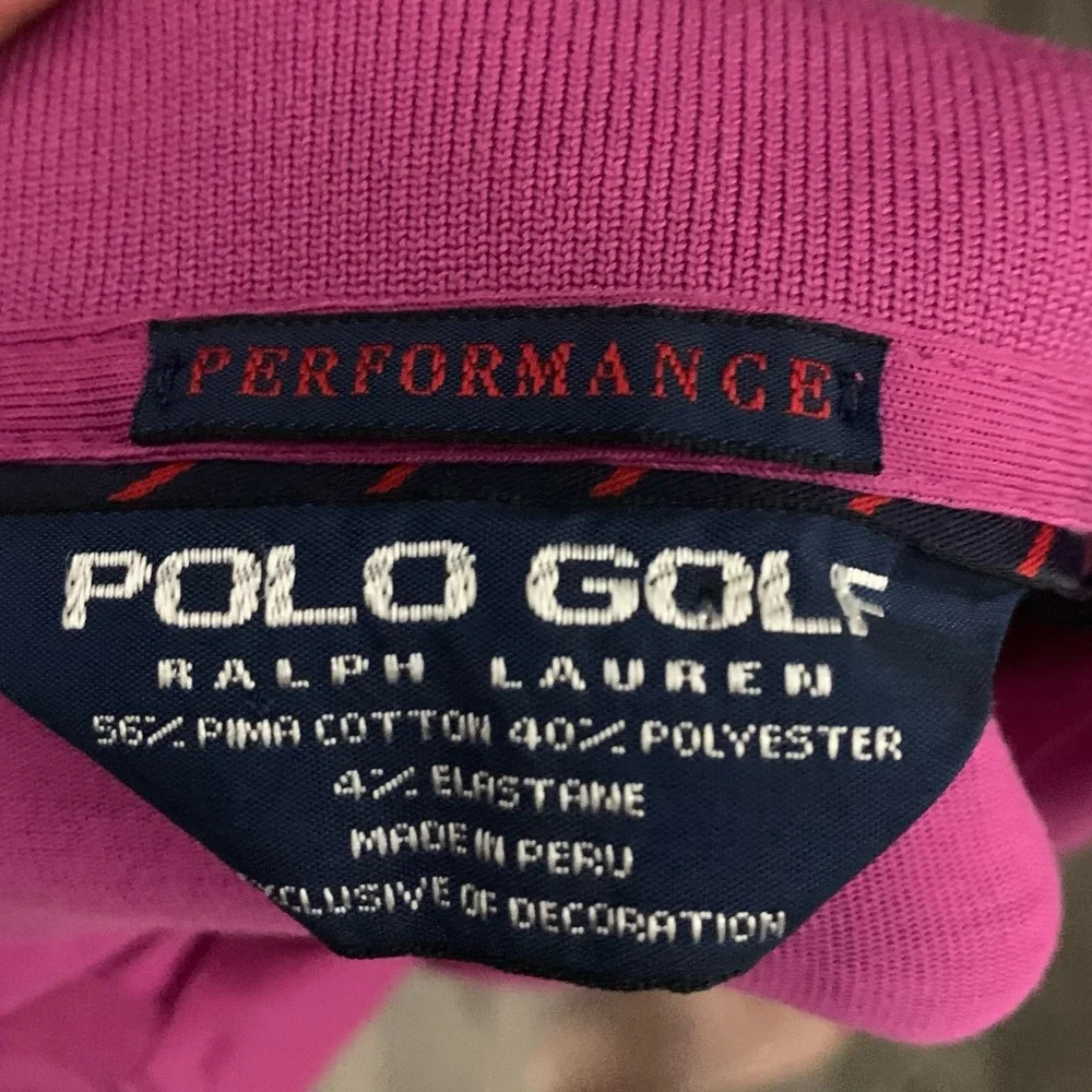 POLO GOLF Raspberry Polo - Picture 2 of 5